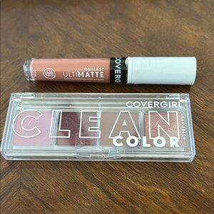 COVERGIRL Outlast Ultimate Matte Lipstick and Clean Color Eyeshadow Set